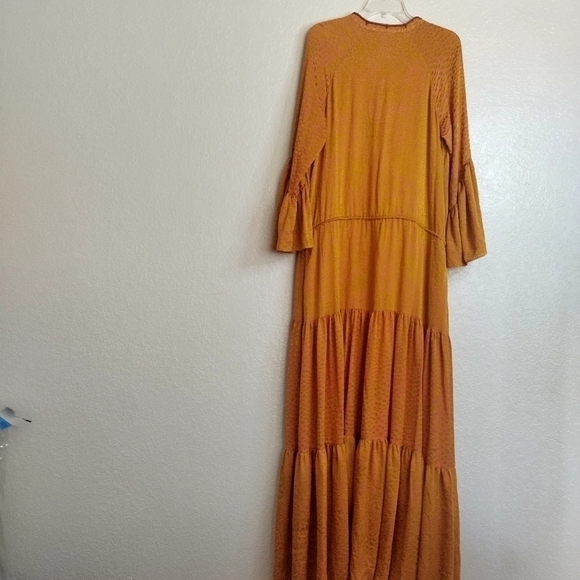 ALEXIS Maxi Floral Long-Sleeve Tiered Melodie Dress Sz M - Picture 10 of 12